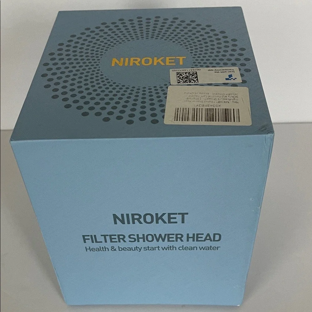 NIROKET Filter High Pressure‎ Shower Head NIB